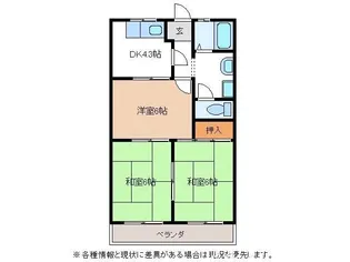 メゾン ド メッツ【2階】の間取り