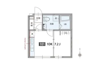 ビジュー三鷹レジデンス【1階】の間取り
