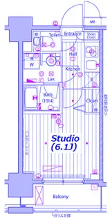 ガーラ・プレシャス川崎【5階】の間取り
