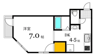 十日市ふじビル【4階】の間取り