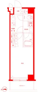 ルーブル横濱矢向【4階】の間取り