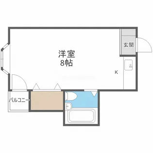 シャイン廣瀬【2階】の間取り