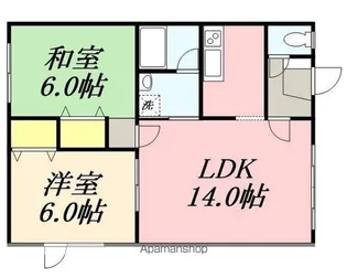 グランドハイム松陰【1階】の間取り
