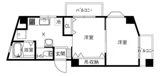 ノースヴィレッジII【5階】の間取り