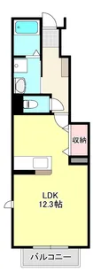 エレガンシアH【1階】の間取り