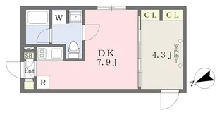 HOUSE SHIMOKITAZAWA【1階】の間取り