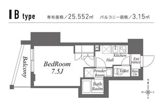 ZOOM池袋West【7階】の間取り