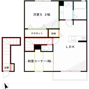 さくら【2階】の間取り