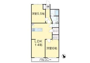 ケニーヒルズ玉川【4階】の間取り