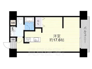 エスポアール江戸堀【2階】の間取り