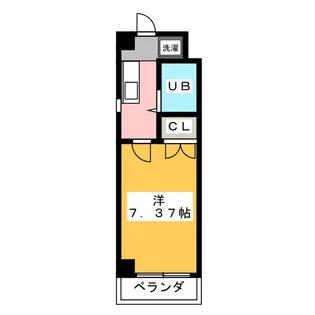 グートハウス岸田【4階】の間取り
