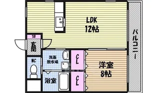 オレンジヴィラ若水【3階】の間取り