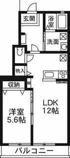 安堀ハイム【1階】の間取り