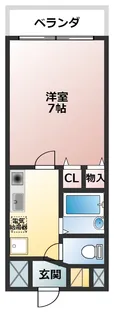 ヴェルドミール喜志【5階】の間取り