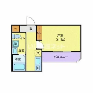 DELIGHT TOWN【3階】の間取り