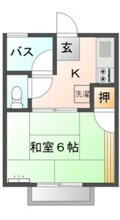 コーポサングリーン【2階】の間取り