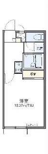 レオパレスひまわり【2階】の間取り