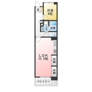 アーバンラフレ星ヶ丘9号棟【10階】の間取り