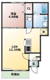 LINORE【1階】の間取り