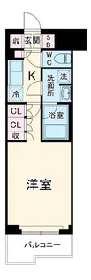ルーブル川崎鷺沼【1階】の間取り