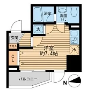 ライブコート草加【9階】の間取り