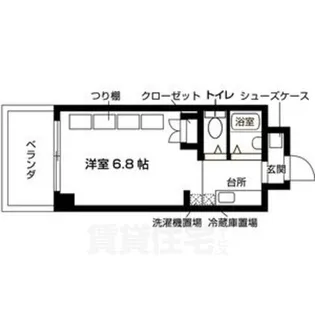 ジュネスコート桜山【2階】の間取り
