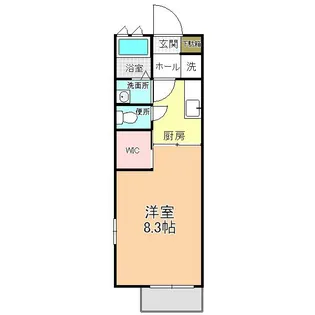 エクセラン【1階】の間取り