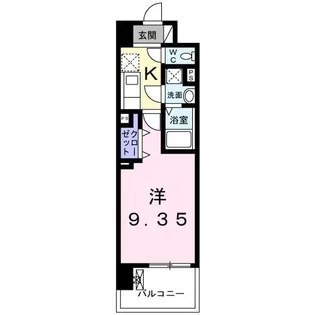 フィオーレ三の丸【1階】の間取り