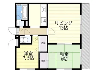 マジェスティ御影【2階】の間取り