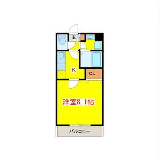 Fortuna B棟【2階】の間取り