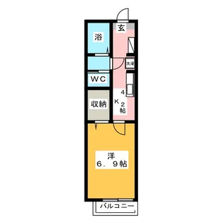 Y’sヒルメゾン【2階】の間取り