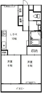 ウエストヒルズ・21【7階】の間取り