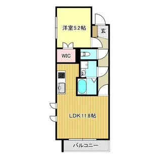 グランメールコート新橋【5階】の間取り