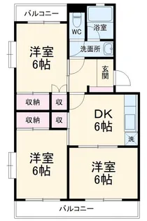 ハイツリバーヒルズ【2階】の間取り