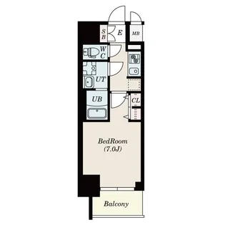 S-RESIDENCE熱田II【4階】の間取り