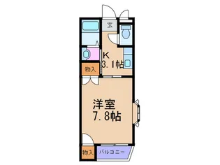 ネバ-ランド姫島【3階】の間取り