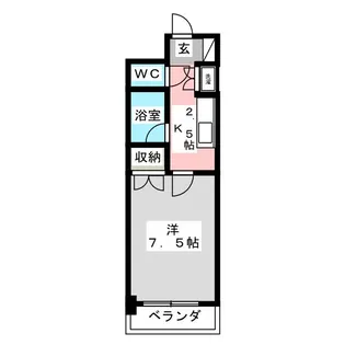 ロイヤルヒルズ泉崎II【3階】の間取り