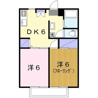 サンビレッジ瀬谷D【2階】の間取り