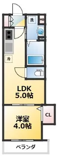 AXIA M-City大阪瑞光【3階】の間取り