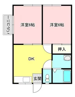 シャトルニュー前田【2階】の間取り