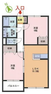 ライトハウス【2階】の間取り