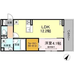 D crest津島町【2階】の間取り