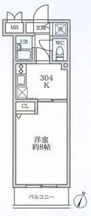 アカンサス【1階】の間取り