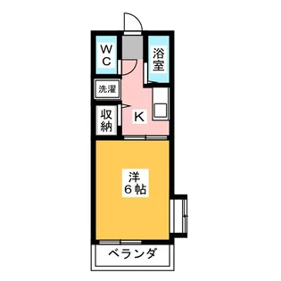 コーポタカダA【2階】の間取り