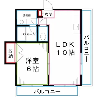 ブリズヴェール【3階】の間取り