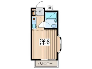 アップルハウス鶴間6【1階】の間取り