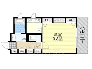KAISEI梅田【5階】の間取り