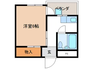 ブルボン浅田【4階】の間取り