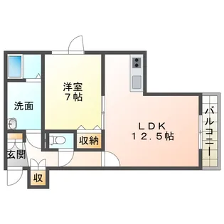 カーサフェリーチェIV【3階】の間取り