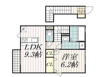 カーサエスペランサ【2階】の間取り